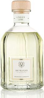 Dr. Vranjes - Ginger Lime 2500 ml Diffuser + Double Pack of White Sticks (3 Pieces Bundle)- Luxury Home Fragrance, Made in Italy, Main Scent: Fruity, Olfactory Pyramid: Lime, Ginger, White Pepper