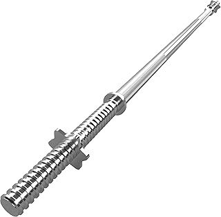 GYM MASTER 1" Diameter Standard Barbell with Spinlock Collars, Choice of Sizes