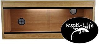 36x15x15 Inch Vivarium Flatpacked In Oak, 3ft Viv By Repti-life