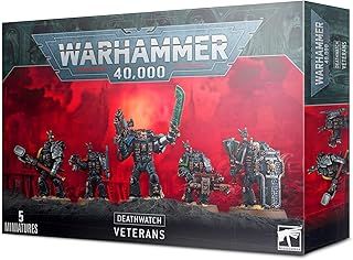 Games Workshop Warhammer 40k Deathwatch Kill Team: Veterani, Black & Gray