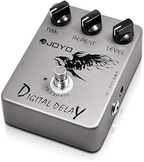 JOYO Digital Delay Effect Pedal for Electric Guitar & Bass Delay Time Range 25ms-600ms Sounds "Analog" Delay - True Bypass (JF-08)