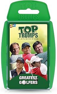 Top Trumps Golfers Classics Card Game, Play with 30 of the greatest golfers including Seve Ballesteros, Betsy King, Tiger Wood, Ben Hogan, discover new PGA and LPGA facts, 2+ game for ages 8+