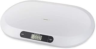 Marco Paul 20kg Electronic Baby Weighing Scales Infant Pet Bathroom Toddler Body Digital Scale for Babies or Small Animals Battery Operated White Multi-Function Baby Scale Monitor Health Growth