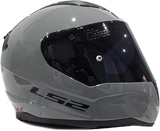 Motorcycle Full Face Racing Touring Helmet Nardo Grey with Dark Visor (L)