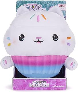 Gabby's Dollhouse 25cm (10-inches) Cakey Cat Character Soft Plush Toy