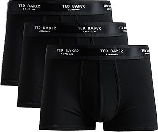 Ted Baker Mens Trunks, Cotton, 3-Pack, (TBB02)