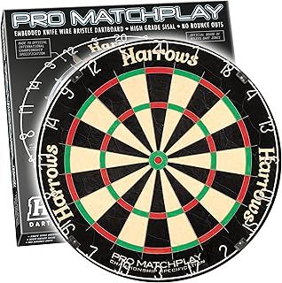 Harrows Dart Boards I Dartboard Official Size I Darts Board with Ultra Thin Knife Wire for Maximum Scoring I Compatible with Dart Board Stand, Dart Board Lighting, Dartboard Cabinet