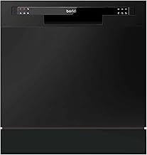 Table top dishwasher, 8 place settings and 6 programmes - Black