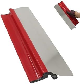 Drywall Skimming Blade - 40CM Smoothing Spatula High Grade Skimming Drywall Professional Plastering Trowel Durable Semi Flexible Finishing Trowel with Z-Shaped Handle