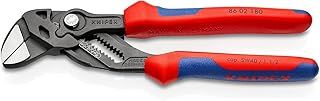 Knipex Pliers Wrench pliers and a wrench in a single tool grey atramentized, with multi-component grips 180 mm 86 02 180