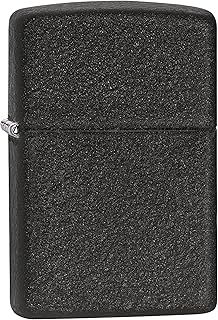 Zippo Windproof Lighter - Classic Black Crackle - Refillable for Lifetime Use - Adjustable Flame - Gift Box - Metal Construction - Made in USA Construction