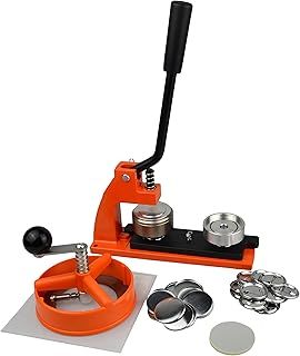 Ebadges 38mm UK Made Professional Metal Badge Maker | Badge Making Kit with 100 Metal Badges | Badge Machine with Circle Cutter | Interchangeable Dies | Make Your Own Badges | Badge Maker Machine