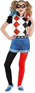 amscan Girls Classic Official Licensed Warner Bros Harley Quinn Child Kids Fancy Dress Costume