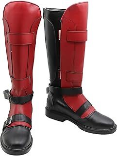 Cosplay Boots Shoes for Deadpool Wade Wilson