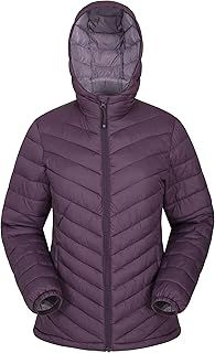 Mountain Warehouse Seasons Womens Padded Jacket - Water Resistant Coat, Puffer Jacket, Front Pockets, Adjustable Elastic Cuffs & Hood - For Autumn, Winter, Outdoors