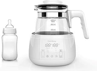 ÜneeQbaby PerfectTemp Baby Bottle Maker, 24hr Temp-Controlled Formula Maker, 2-Minute Prep, Totally Silent, Ideal for Night Feeds, Night light edition