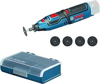 Bosch Professional 12V System GRO 12 V-35 Cordless Rotary Multi-Tool with 1x 12V 2.0 Ah Lithium-Ion Batteries)