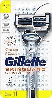 Gillette SkinGuard Sensitive Razor + 1 Razor Blade for Men, for Sensitive Skin and Prevents Skin Irritation