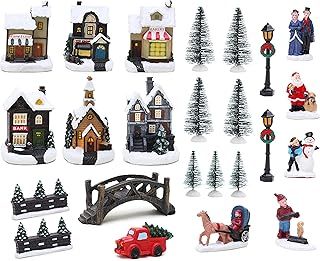 25 Piece LED Battery Operated Traditional Christmas Village Scene