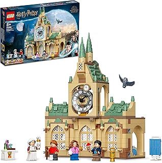 LEGO 76398 Harry Potter Hogwarts Hospital Wing Buildable Castle Toy for Kids, Girls & Boys with Clock Tower and 4 Minifigures Inc. Hermione & Ron Weasley, Buildable Set from The Prisoner of Azkaban
