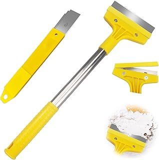 Bettinay Wall Paper Scraper Tool with 10 Spare Blades, Non Slip Soft Grip, Easily Removes Wallpaper, Floor Tiles and More