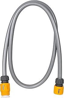 HOZELOCK - Universal Connection Kit ø 13 mm (1/2") 1.5 m : Connection Adapter for Reel - Cart, Supplied with 1 Tap Connector Ø 21mm - 26.5mm [6005R0000], Grey, Yellow