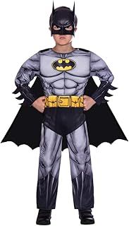 amscan (PKT) (Fix 25/25**(25) (9906058) Child Boys Batman Classic Costume (4-6yr) - (BL1238)