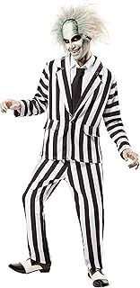 Rubie's Official Beetlejuice Deluxe Men's Adult Costume, Halloween Fancy Dress