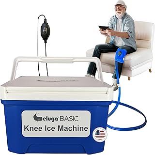 Basic Arctic Flow Therapy System 2.0 with Knee wrap and ON/Off Switch | Updated Dual Connector | Knee Ice Machine