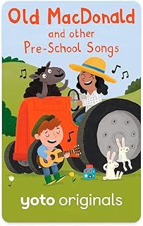 Yoto Old MacDonald & other Pre-School Songs – Kids Musical Card for Use with Player & Mini All-in-1 Audio Device, Screen-Free Listening with Fun Singalong Music for Playtime & Travel, Ages 1+