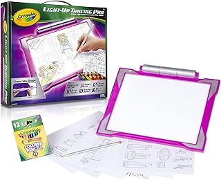 Crayola - Light Up Tracing Pad Pink, Gifts for Girls & Boys, Age 6, 7, 8, 9