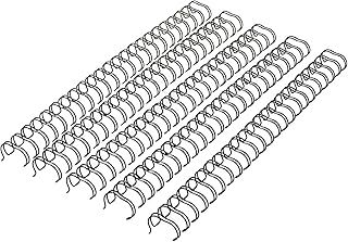 RAYSON 23 Loops Wire Binding Spines, 90 Sheets, 2:1 Pitch, 12.7mm, A4, Black, Pack of 100