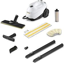Kärcher SC 3 EasyFix Steam Cleaner, 1900W, 3.5 bar, 1L, 75m², Heats in 30s, Includes Floor Cleaning Kit, Descaling Cartridge, Nozzles, White