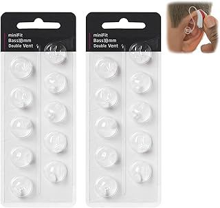 Hearing Aid Domes for Oticon Replacements, 10mm Hearing Aid Domes, Hearing Aid Accessories Compatible with Oticon MiniFit Universal Silicone Hearing Aid Domes, Hearing Open Domes