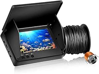 XJ-FISH Fish Finder Camera Wide-angle Infrared Night Vision Fishing Underwater Breeding Detection HD IPS Screen Display