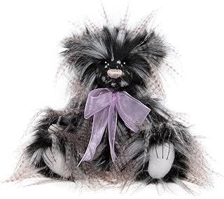 Charlie Bears Chocolat Teddy Bear Cuddle Time With Bow Long Plush Cuddly Soft Toy with Bow