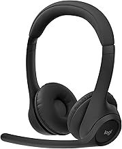 Logitech Zone 300 Wireless Bluetooth Headset With Noise-Cancelling Microphone, Compatible with Windows, Mac, Chrome, Linux, iOS, iPadOS, Android – Black