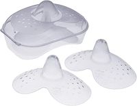 MAM Nipple Shield | Small | 2 Pack | Comes in Sterilisable Travel Case | SkinSoft Silicone Familiar for Baby | Protects and Supports Breastfeeding