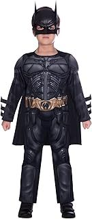 Amscan Officially Licensed Warner Bros The Dark Knight Batman Boys Fancy Dress Costume