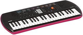 Casio SA-78 Mini 44 Keys keyboard in black and pink
