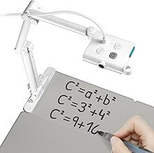 OKIOLABS OKIOCAM T Plus USB A3 Visualiser Quad HD with built-in Whiteboard, for Teachers, Visualiser for Remote Working, Teaching, Online Tutoring & Learning, Home Office Set