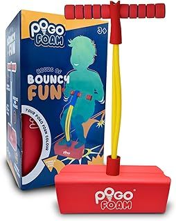 Pogo Foam - Pogo Foam Stick - Super Stretchy Bungee, Kids Outdoor Toys, Garden Toys, Pogo Sticks For Girls And Boys, Kids Toys - Premium 350g Durable Foam Base