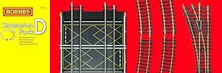 Titles Hornby R8224 OO Gauge Track Extension Pack D - Extra Track Pieces for Model Railway Sets, Model Train Track Pieces, Includes - Curves, LH Point, Buffer Stop & Double Level Crossing - Scale 1:76