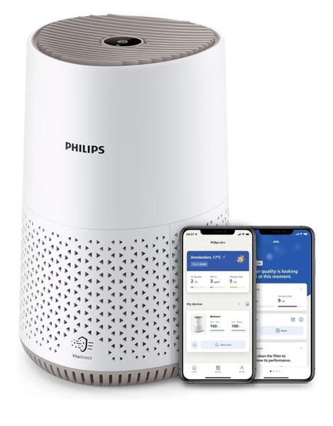 Philips Air Purifier Smart 600i Series - Cleans rooms up to 44 m² - Removes 99.7% of pollen and dust - Wi-Fi connectivity - AC0650/10