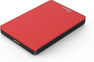 Sonnics 500GB USB 3.0 External Portable Hard Drive for Windows PC, Mac, XBOX ONE & PS4, Red