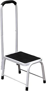 Kitchen Bath Non Slip Safety Step Stool Mobility Aid Handrail Platform Support by Crystals®