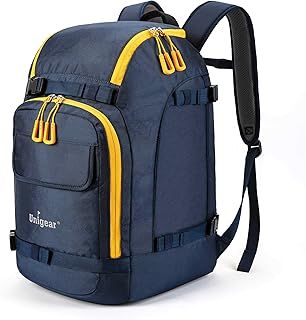 Unigear Ski Boot Backpack, Snowboard Shoes with Helmet Bag, Winter Sports Skiing Skating Rucksack
