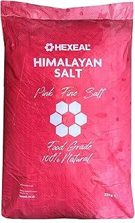 Hexeal Himalayan Pink Salt 25kg – 25kg Bag of Fine, Food Grade Salt – Suitable for Seasoning & Cooking – 100% Natural Salts for Soothing Baths, Beauty & Cosmetics