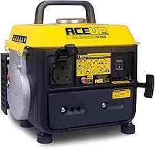 Aceup Energy 750 Watt Portable Generator, Petrol Powered Generator 230V sockets, Ultralight, EURO-V & CE
