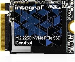 Integral 2TB M.2 NVMe 2230 PCIe Gen4 x4 SSD – READ speed up to 5000MB/s, WRITE speed up to 3200MB/s – Internal Solid State Drive. Valve Steam Deck, Microsoft Surface Pro, PC & laptop compatible